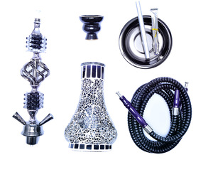 Top qualité 2 3 4 tuyaux peinture verre narguilé narguilé completo Shisha tuyau Chicha Cachimba Pipa acrylique artisanat décoration - Product Image 3