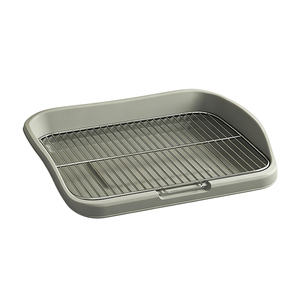 Bandeja Sanitaria <span class=keywords><strong>para</strong></span> Cachorros, Estructura de Malla Estable y Removible, Inodoro de Entrenamiento <span class=keywords><strong>para</strong></span> <span class=keywords><strong>Perros</strong></span> Pequeños y Medianos - Product Image 3