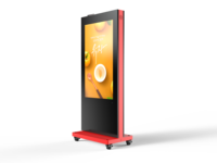 Écran LCD personnalisé de signalisation numérique de grande taille de 65 pouces pour le programme d'affiliation publicitaire pour le kiosque d'utilisation de médias spécifié