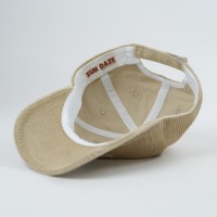 Logo de broderie personnalisé pour chapeau de papa unisexe en velours côtelé de haute qualité pour l'extérieur casquette de baseball non structurée