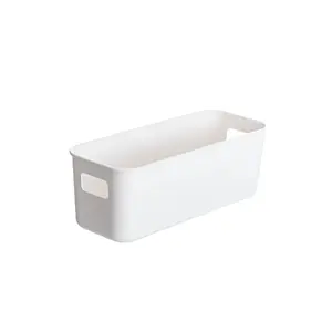 Boîte de rangement personnalisable pour étui de téléphone en plastique blanc multifonctionnel cosmétique pour soins de la peau Conteneur portable Organisateur de bureau