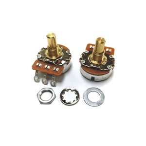 Vente directe du fabricant FANRUI, potentiomètre rotatif CTS de 24 mm, RK241T01-M8C6.65-RC19A8-A500K20%-FR, guitare électrique, basse - Product Image 1