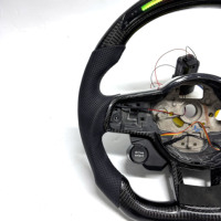 Volant sport en cuir PU, fibre de carbone et LED pour VW/Volkswagen MK7 GTI Golf 6/7/7.5 R R-Line CC Polo Passat B8