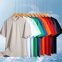 T-shirt en coton pur Ice Sensation, logo imprimé personnalisé, 200 g/m², manches courtes, vêtements de travail, t-shirt publicitaire, t-shirt d'été pour homme