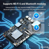 Modul ESP32P4 Dilengkapi dengan Kamera Dual-core Dual-chip ESP32-C6 dan Port Jaringan RJ45 100Mbps.