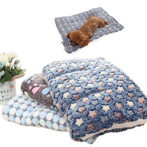 Milieuvriendelijk Pluche Hondenbed Huisdierenkussen Zacht Fleece Kattenkussen Puppy Mat Pad Rechthoek Voor Kleine Grote Honden Wordt Geleverd Doos - Product Image 1