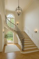 CBMMart Villa Design Escalier Escalier Main courante Décoration en métal Escalier intérieur