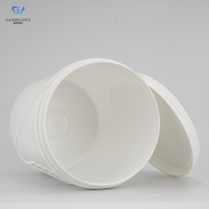 Cubeta de Plástico <span class=keywords><strong>Blanca</strong></span> de <span class=keywords><strong>25</strong></span> <span class=keywords><strong>Litros</strong></span> de Fabricación Profesional, Diseño Redondo para Facilitar el Vertido, Cubetas y Barriles de Calidad - Product Image 5