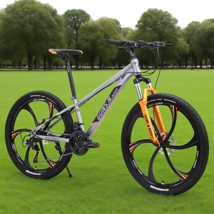 Vélo de montagne tout-terrain haute performance GUNS.N.ROSES 26 pouces avec suspension avant et frein à disque pour le cyclisme d'<span class=keywords><strong>aventure</strong></span> adulte - Product Image 4