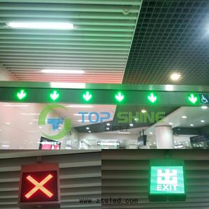 Croix-rouge vert flèche led panneau d'affichage signe haute façon métro station de métro a mené le panneau de guide léger - Product Image 5