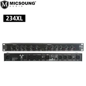 234XL Crossover Professional Audio Equipment Four-channel device graphic equalizer Peripherals Stereo 2/3-way Mono 4-way