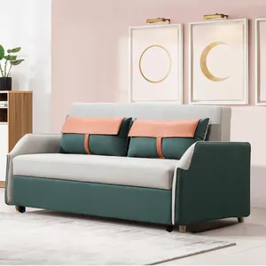 Top Quality Customized American Style Furnitures House Two Seat Living Room Sofa Folding Sofa Cum Bed
