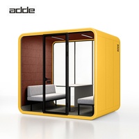 Cabines de bureau insonorisées modernes et cloisons pour immeubles de bureaux et utilisation extérieure, cadre en alliage d'aluminium, vente en gros