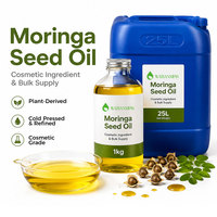 Huile de graines de Moringa biologique pressée à froid, non raffinée, pure, pour matières premières cosmétiques