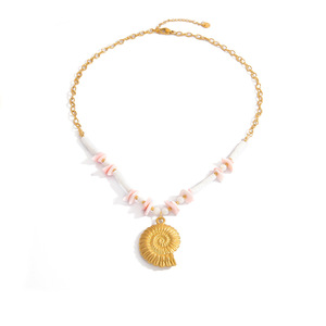 Collier de Style bohème de luxe haut de gamme pour femmes en gros pendentif de méduse marine en corde de coton coloré pour <span class=keywords><strong>cadeau</strong></span> minimaliste - Product Image 5