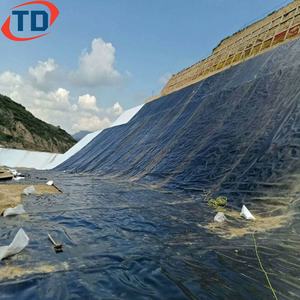 Geomembrana in PE di Alta Qualità per Rivestimento di Dighe, Geomembrane in HDPE per Laghi Artificiali, Rivestimento per Stagni di Pesci 1mm 1.5mm 2mm 45mil - Product Image 1
