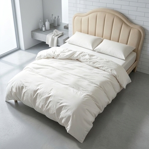 Housse de <span class=keywords><strong>couette</strong></span> White Inn Homestay 100% coton satiné haute densité qualité hôtelière Vente en gros - Product Image 4