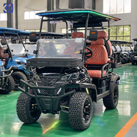 Voiturette de golf électrique CAMP homologuée pour la route, 4 places, mini-voiturette de golf pour usage en golf et en station balnéaire