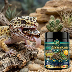 Calcio Especializado para Reptiles con D3 para Geckos y Lagartos - Polvo <span class=keywords><strong>de</strong></span> Alta Absorción Sin Fósforo - Venta al por Mayor Directa <span class=keywords><strong>de</strong></span> Fábrica - Product Image 2
