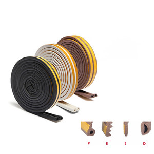 Самоклеящаяся желтая лента, уплотнители, лента, пенопласт, Тип: D/P/E/I для стеклянных дверей и окон, резиновые изделия - Product Image 1