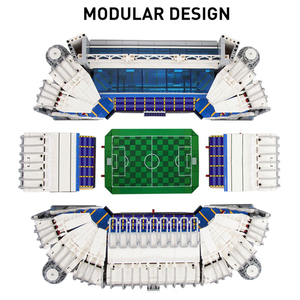 4750 Uds estadio <span class=keywords><strong>Bernabeu</strong></span> modelo bloques de construcción juguetes conjuntos campo de fútbol juguete ensamblado educación 3D rompecabezas juguete - Product Image 3