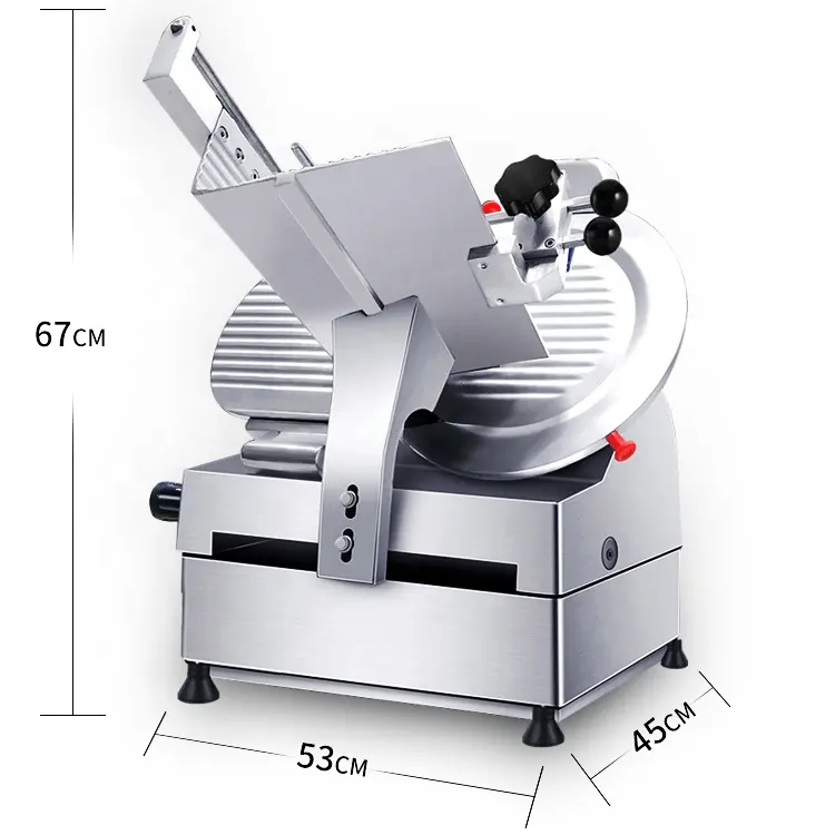 Commerciële Machine Elektrische Vlees Snijmachine Full/Semi-Automatische Commerciële Vlees Snijmachine