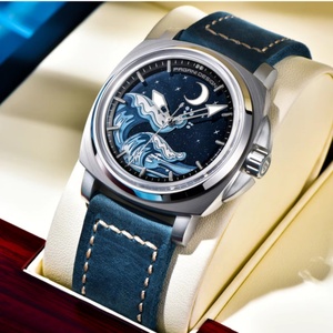 Nouvelle montre de sport mécanique pour homme PAGANI Design 43MM, luxe, acier inoxydable, verre saphir, mouvement automatique NH35, 100M - Product Image 1