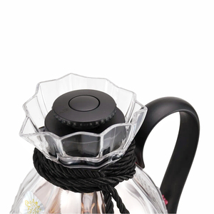 Frasco de vacío con revestimiento de vidrio rosa de doble pared para mantener bebidas calientes de café y té, jarra térmica de café de 1000ml para el hogar - Product Image 5