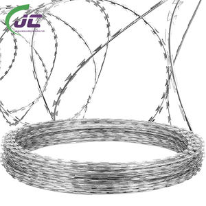 Zaun Stacheldraht Verzinkter Schutz Stahldraht 500 Meter Rasierklinge Verzinkter Einzel rasierer - Product Image 2