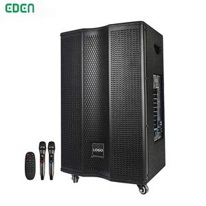 Altavoz portátil de madera de alta potencia, caja de sonido para <span class=keywords><strong>Karaoke</strong></span>, DJ, pintura, fiesta de Vietnam, Cambogia, con Radio FM, 15 pulgadas - Product Image 3