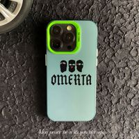 Coque de Téléphone Designer Tendance pour iPhone Xs Xr 7 8 11 12 13 14 15 16 17 Pro Max Omerta