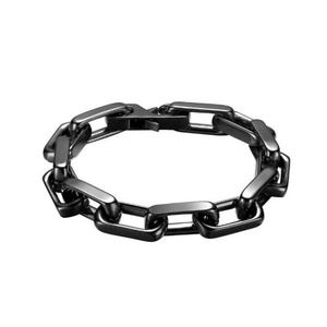 Brazalete de Moda Estilo Hip Hop, Grueso, con Acabado Pulido, Resistente a la Decoloración, Chapado en Oro Rosa, para Mujer/Hombre - Product Image 4