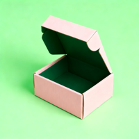 Boîte d'emballage alimentaire recyclable pliable personnalisée en couleur pour artisanat conteneur d'emballage de cadeaux avec séparateur