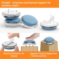 Patins de chaise antidérapants en feutre PTFE autocollants, protègent les tapis et les sols pour les meubles en bois, lavables
