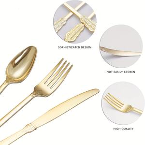 Juego de Vajilla con Diseño de Corona, Juego de Vajilla de PS, Suministros para Bodas, Festivales, Fiestas en Casa, 3 Piezas/Juego - Product Image 4