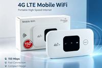 Routeur mobile sans fil MF800 2100mAh Batterie de haute qualité 4G USB Carte SIM externe 150Mbps Version Asie