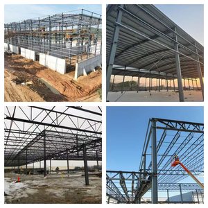 Kits de construction de garage préfabriqués en acier galvanisé sur mesure, abri de voiture portable en métal, atelier, remise de stockage pour usage <span class=keywords><strong>commercial</strong></span> - Product Image 6