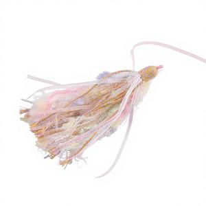 Nouvelles pampilles en coton et ruban de style chinois pour accessoires de pendentifs de sacs et chaînes de téléphone portable faits main DIY, en stock - Product Image 5