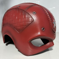 Großhandel Rote Wächter-Maske aus Kunstharz, Deluxe Tragbarer Vollkopf-Superhelden-Cosplay-Helm für Fans, Sammleredition