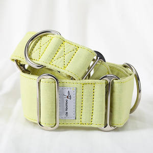 Collar Ajustable Ancho de Algodón <span class=keywords><strong>Puro</strong></span> para Perros Italian Greyhound, Whippet, Maltés y Doberman - Product Image 3