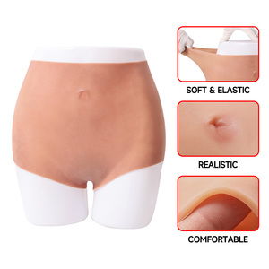 Silicone High Waist Realistic Elastic Women Enhance Big Butt Panties Plump Sexy Women Shaped Hip Pants <strong>Shapewear</strong> <strong>Knickers</strong> - Product Image 3