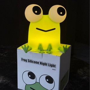 Frog Silicone Night Light Warm Light <b>Tap</b> Control USB Powered LED Lamp For Kids Room Decor A061 - Product Image 1