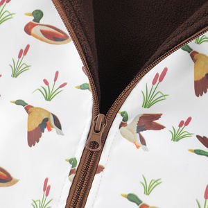 เสื้อแจ็กเก็ตกันน้ำสำหรับเด็ก, เสื้อโค้ทมีฮู้ดสำหรับเด็กผ้าสักหลาดมีซิปสำหรับฤดูหนาว - Product Image 5