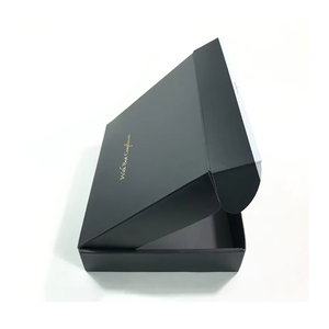 Custom Logo Printed Black Shipping <b>Boxes</b> Mailer Cartons for Socks and Clothing - Product Image 5