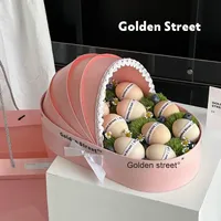 Kotak Bunga Kreatif, Kemasan Kertas Buket Bunga, Kotak Kertas Buah, Bunga, Telur, Kotak Hadiah