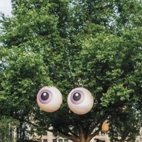 Zhenmei - Œil humain gonflable imprimé sur mesure, œil géant réaliste gonflable pour installation artistique, décoration d'Halloween