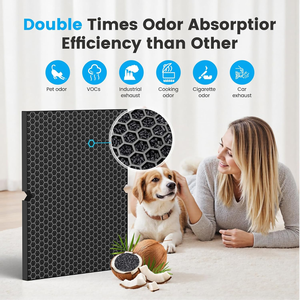 Filtres d'air HEPA 13 True HEPA pour purificateur d'air Walson OEM ODM, filtre à charbon actif, filtre HEPA pour purificateur d'air <span class=keywords><strong>Winix</strong></span> 5500-2 - Product Image 3