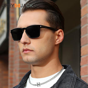 Gafas de sol polarizadas Grey Jack para hombre, montura de metal TR, lentes TAC, protección UV400, gafas deportivas, color negro - Product Image 5