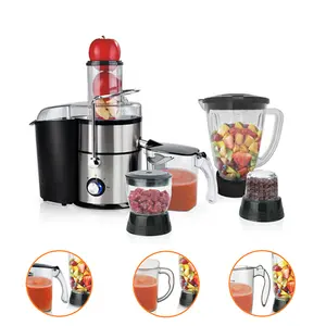 800W Blender Juicer Elektrische Plug Handmatige Fruitpers Brenda Machine Roestvrij Staal Groothandel Commercieel Krachtig 4 In 1