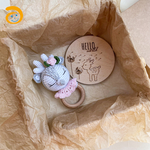 Juguetes de peluche hechos a mano, animales, oso, conejo, <span class=keywords><strong>zorro</strong></span>, muñeco de punto de ganchillo, 2021 - Product Image 5